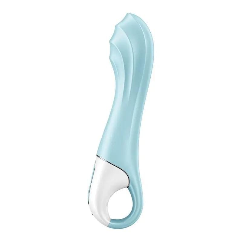 Satisfyer Air Pump Vibrator 5+ Blue Satisfyer Discreet Intimate Essentials.