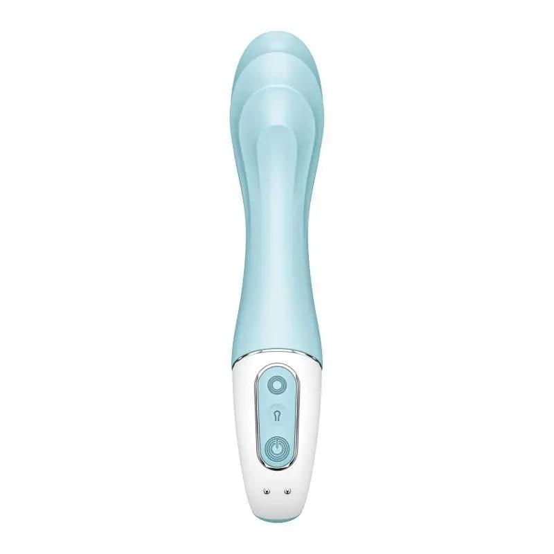 Satisfyer Air Pump Vibrator 5+ Blue Satisfyer Discreet Intimate Essentials.