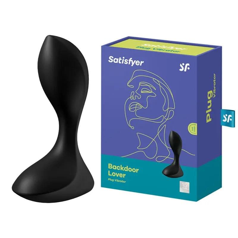 Satisfyer Backdoor Lover -  USB Rechargeable Vibrating Butt Plug Satisfyer Discreet Intimate Essentials.
