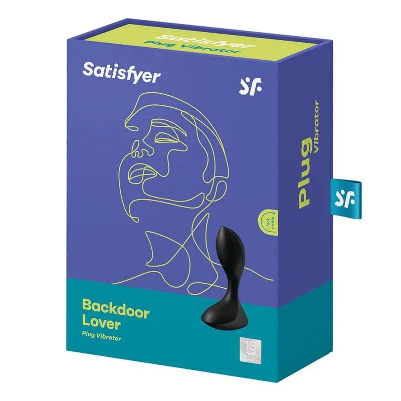 Satisfyer Backdoor Lover -  USB Rechargeable Vibrating Butt Plug Satisfyer Discreet Intimate Essentials.