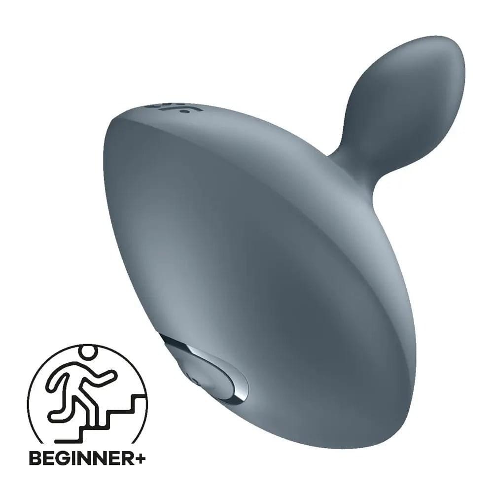 Satisfyer Booty Absolute Beginners 4 - Grey USB Rechargeable Vibrating Butt Plug Satisfyer Discreet Intimate Essentials.