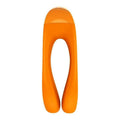 Satisfyer Candy Cane Finger Vibe Orange Satisfyer Discreet Intimate Essentials.