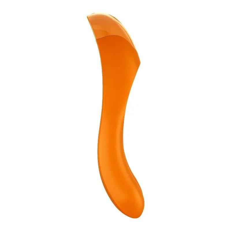 Satisfyer Candy Cane Finger Vibe Orange Satisfyer Discreet Intimate Essentials.