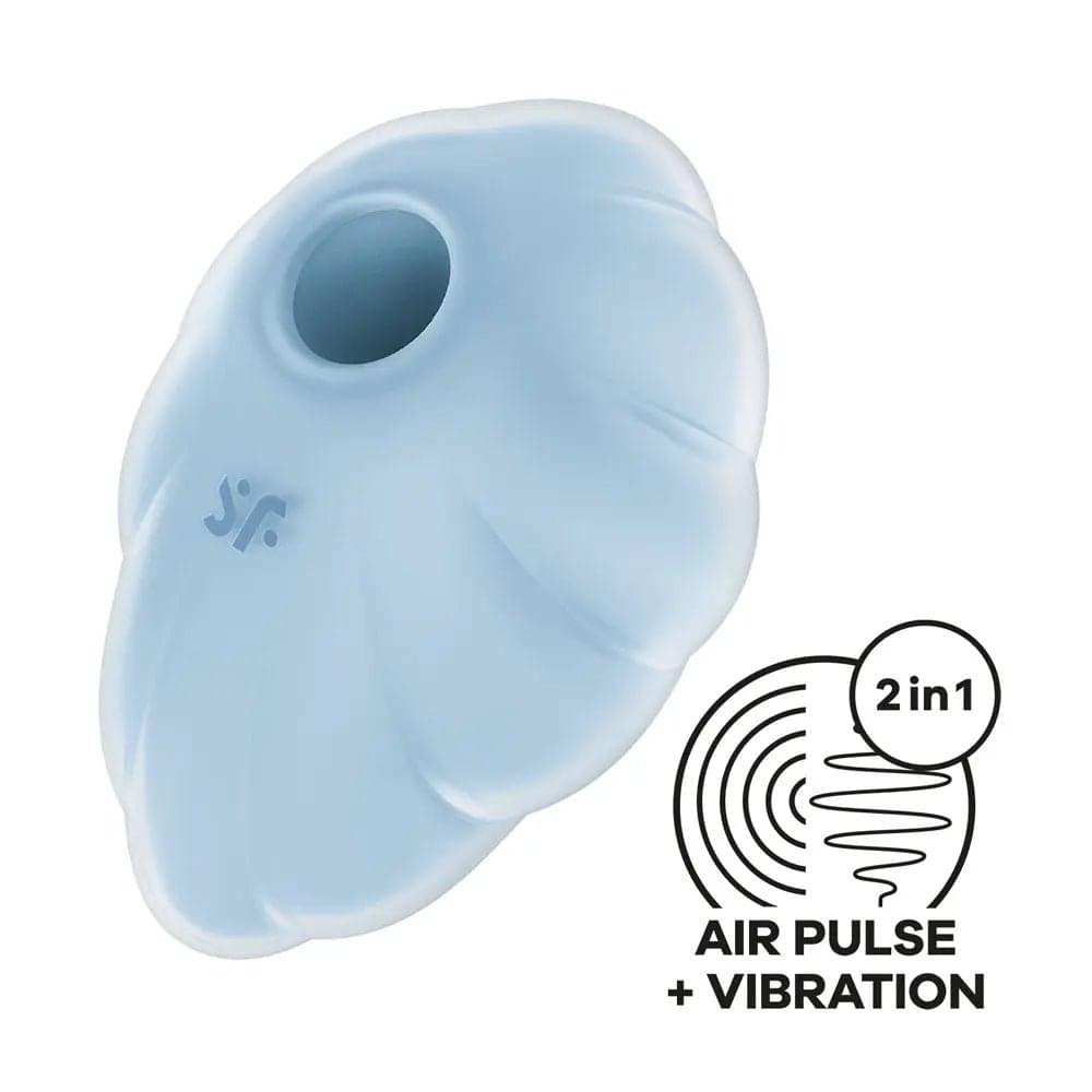 Satisfyer Cloud Dancer -  -  USB Rechargeable Vibrating Air Pulse Stimulator Satisfyer Discreet Intimate Essentials.