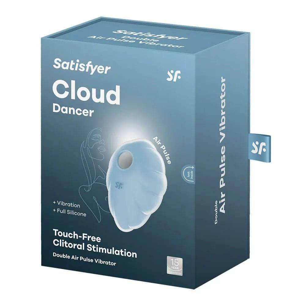 Satisfyer Cloud Dancer -  -  USB Rechargeable Vibrating Air Pulse Stimulator Satisfyer Discreet Intimate Essentials.