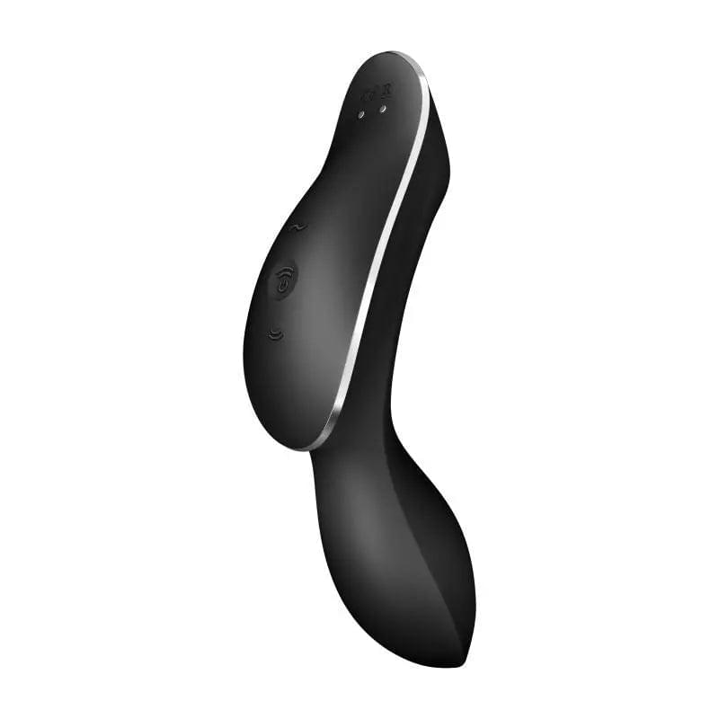 Satisfyer Curvy Trinity 2 Insertable Air Pulse Vibrator Black Satisfyer Discreet Intimate Essentials.