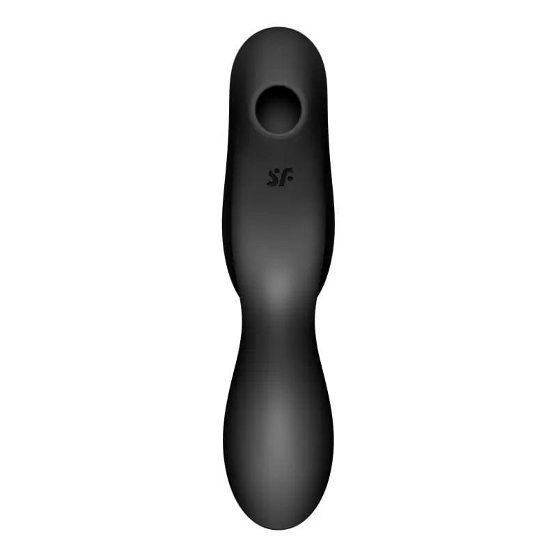 Satisfyer Curvy Trinity 2 Insertable Air Pulse Vibrator Black Satisfyer Discreet Intimate Essentials.