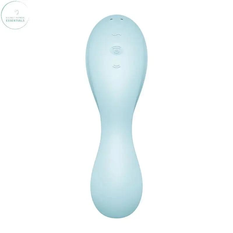 Satisfyer Curvy Trinity 5 -  USB Rechargeable Air Pulse Stimulator & Vibrator with App Control Satisfyer Discreet Intimate Essentials.