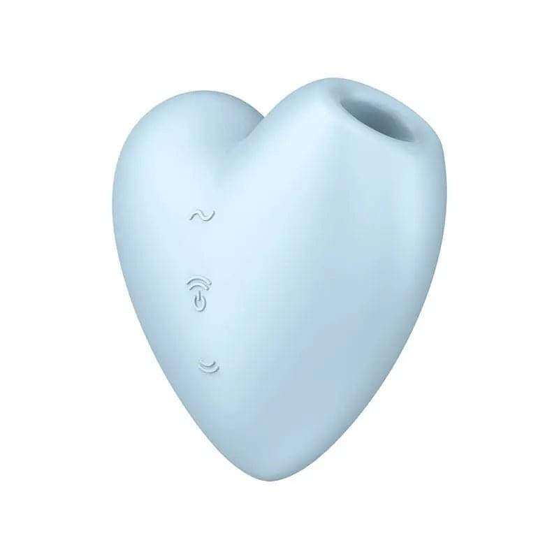 Satisfyer Cutie Heart -  -  USB Rechargeable Air Pulsation Stimulator with Vibration Satisfyer Discreet Intimate Essentials.