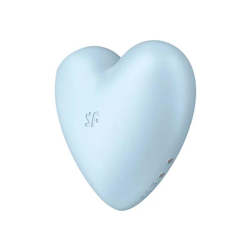 Satisfyer Cutie Heart -  -  USB Rechargeable Air Pulsation Stimulator with Vibration Satisfyer Discreet Intimate Essentials.