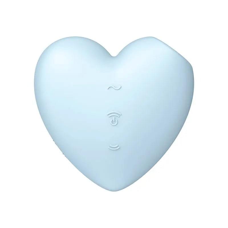 Satisfyer Cutie Heart -  -  USB Rechargeable Air Pulsation Stimulator with Vibration Satisfyer Discreet Intimate Essentials.