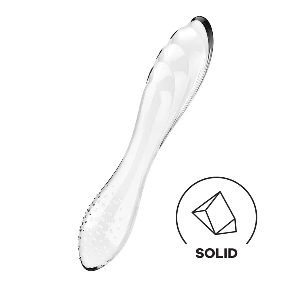 Satisfyer Dazzling Crystal 1 -  -  Glass Double Ended Dildo Satisfyer Discreet Intimate Essentials.