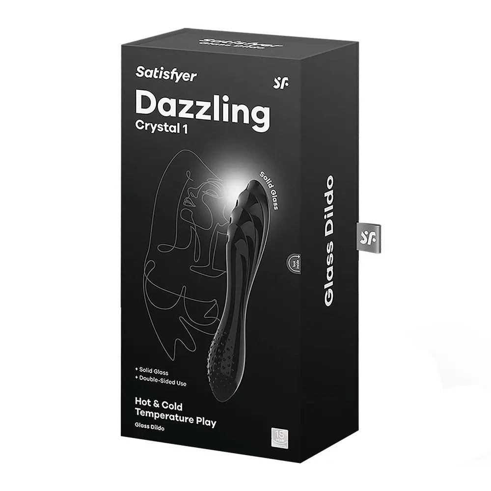 Shop affordable quality Satisfyer Dazzling Crystal 1 - Glass Double Ended Dildo - Discreet Intimate Essentials - GLASS TOYS-PREMIUM - Satisfyer