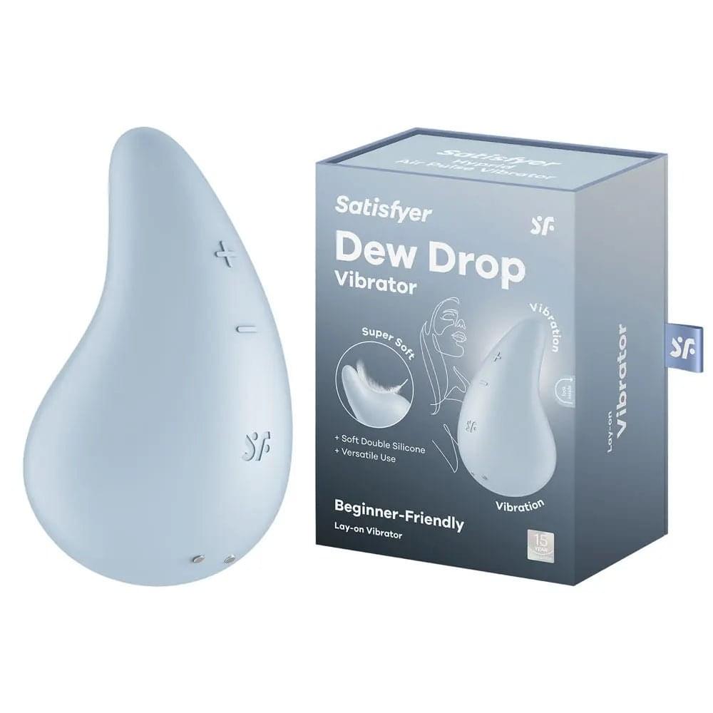 Satisfyer Dew Drop - Light  USB Rechargeable Stimulator Satisfyer Discreet Intimate Essentials.
