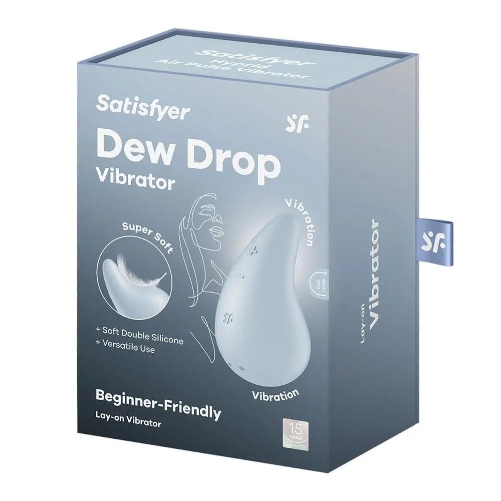 Satisfyer Dew Drop - Light  USB Rechargeable Stimulator Satisfyer Discreet Intimate Essentials.