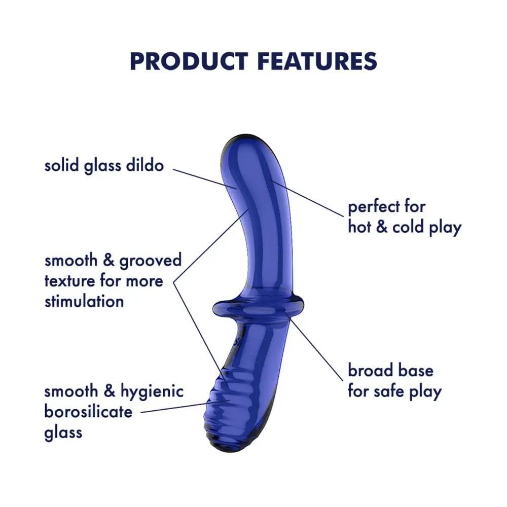 Satisfyer Double Crystal -  -  Glass Double Ended Dildo Satisfyer Discreet Intimate Essentials.