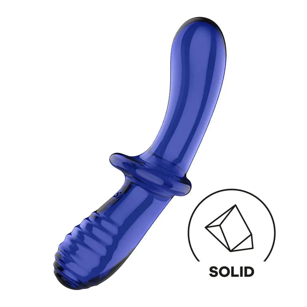 Satisfyer Double Crystal -  -  Glass Double Ended Dildo Satisfyer Discreet Intimate Essentials.
