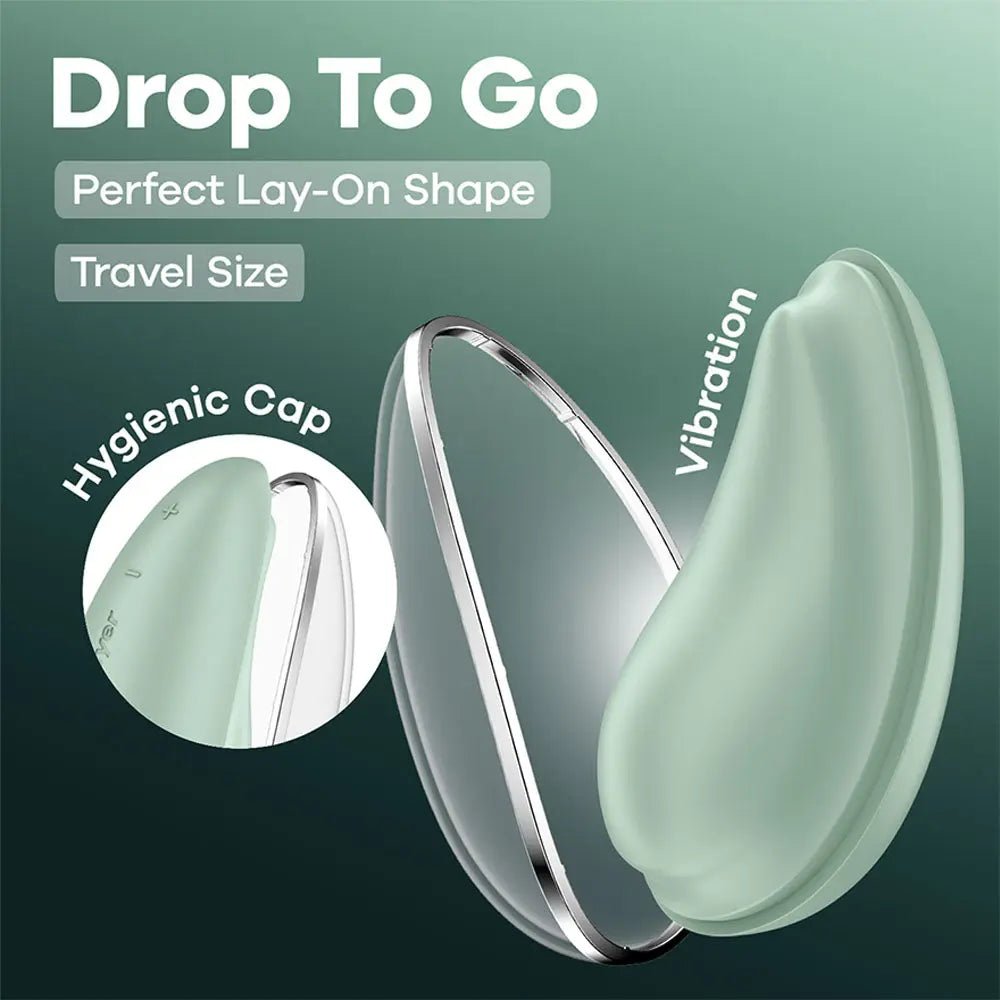 Shop affordable quality Satisfyer Drop To Go - Mint - Mint USB Rechargeable Clitoral Stimulator - Discreet Intimate Essentials - STIMULATORS-PREMIUM - Satisfyer