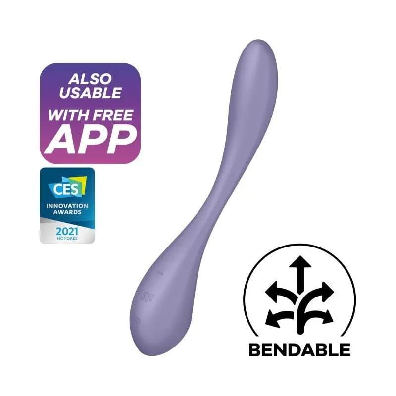 Satisfyer G-Spot Flex 5+ Lilac Satisfyer Discreet Intimate Essentials.