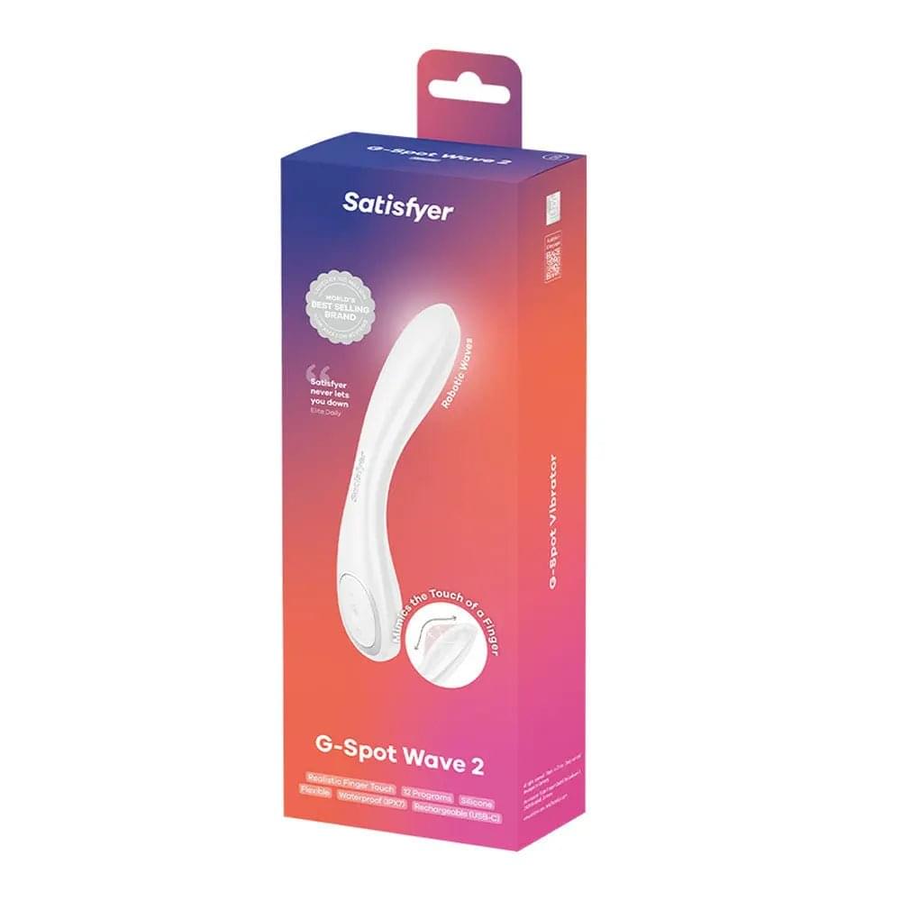 Satisfyer G-Spot Wave 2 -  -  23.6 cm USB Rechargeable Flicking Tip Vibrator Satisfyer Discreet Intimate Essentials.