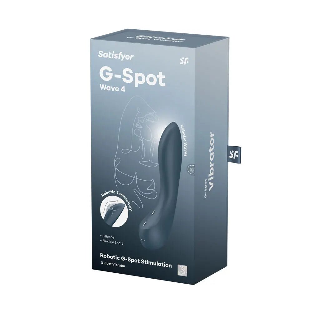 Shop affordable quality Satisfyer G-Spot Wave 4 - Dark 21 cm USB Rechargeable Vibrator with Robotic G-Spot Stimulation - Discreet Intimate Essentials - VIBRATORS-PREMIUM - Satisfyer