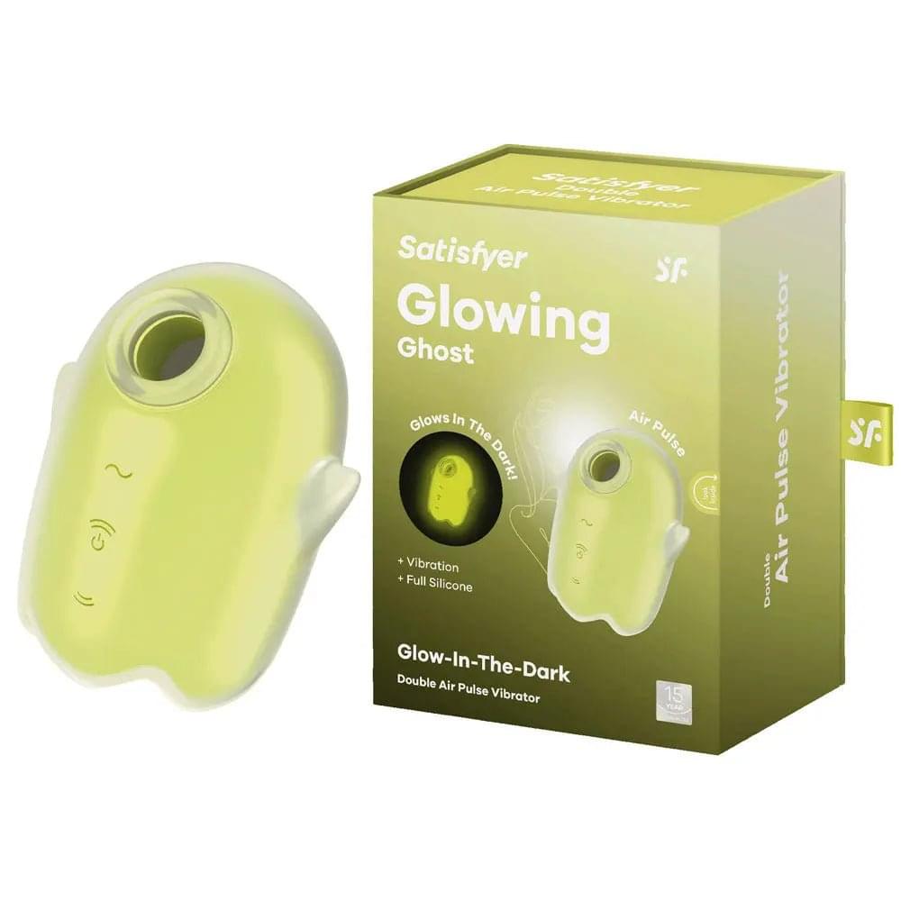 Satisfyer Glowing Ghost -  - Glow in Dark  USB Rechargeable Air Pulse Stimulator Satisfyer Discreet Intimate Essentials.