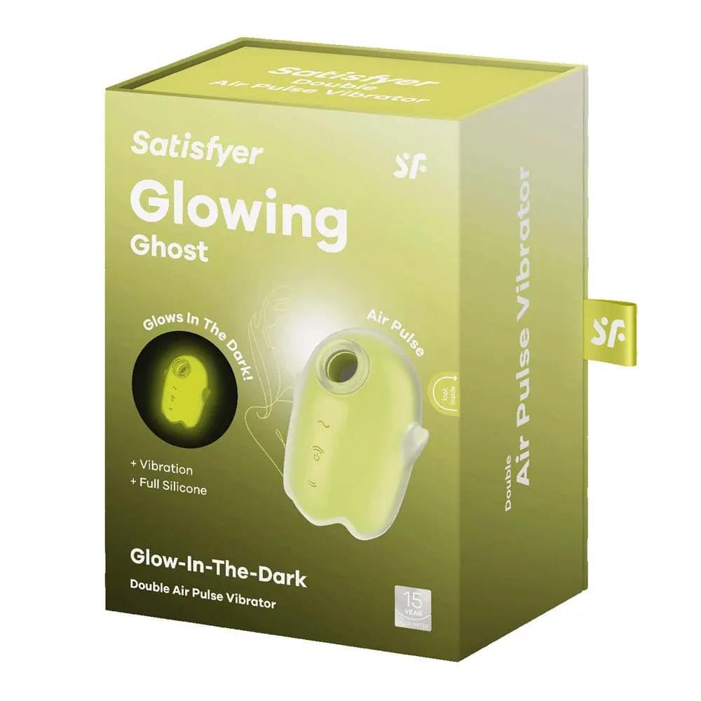 Satisfyer Glowing Ghost -  - Glow in Dark  USB Rechargeable Air Pulse Stimulator Satisfyer Discreet Intimate Essentials.