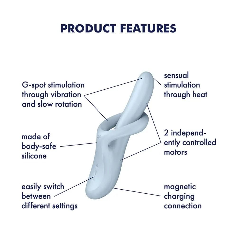 Satisfyer Heat Flex 4 -  -  USB Rechargeable Heating Vibrator Satisfyer Discreet Intimate Essentials.