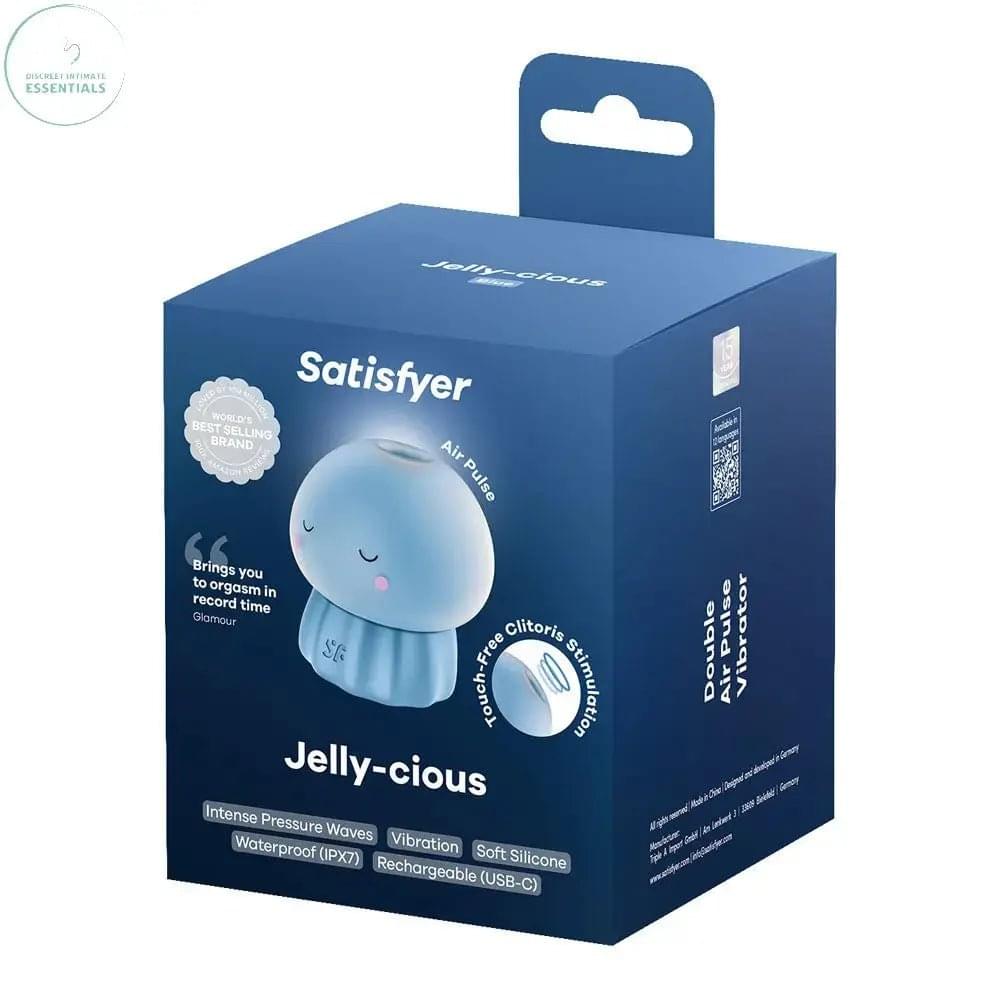 Satisfyer Jelly-cious -  USB Rechargeable Air Pulse Stimulator Satisfyer Discreet Intimate Essentials.