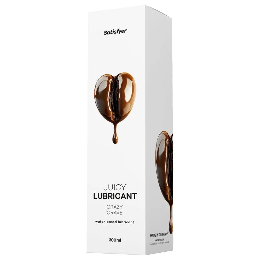 Satisfyer Juicy Lubricant 300 ml Crazy Crave - Coffee Scented Water Based Lubricant - 300 ml Bottle Satisfyer Discreet Intimate Essentials.