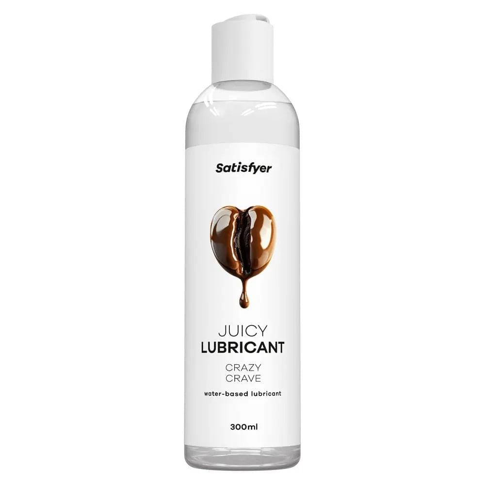 Satisfyer Juicy Lubricant 300 ml Crazy Crave - Coffee Scented Water Based Lubricant - 300 ml Bottle Satisfyer Discreet Intimate Essentials.