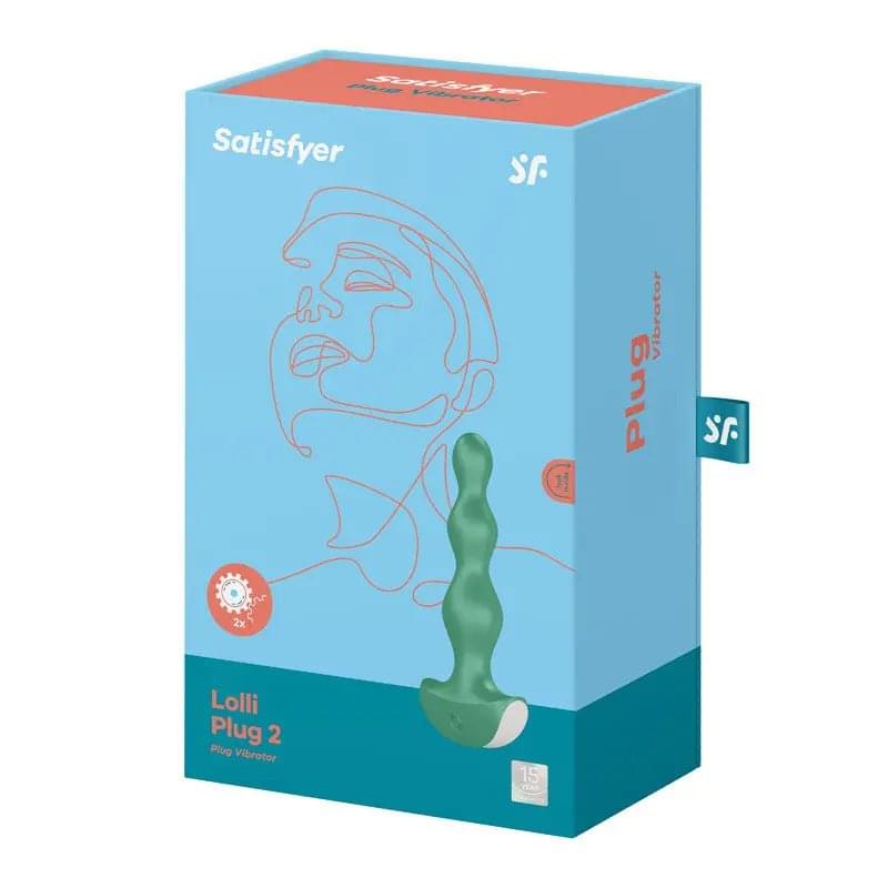 Satisfyer Lolli-Plug 2 -  Vibrating Anal Beads Satisfyer Discreet Intimate Essentials.