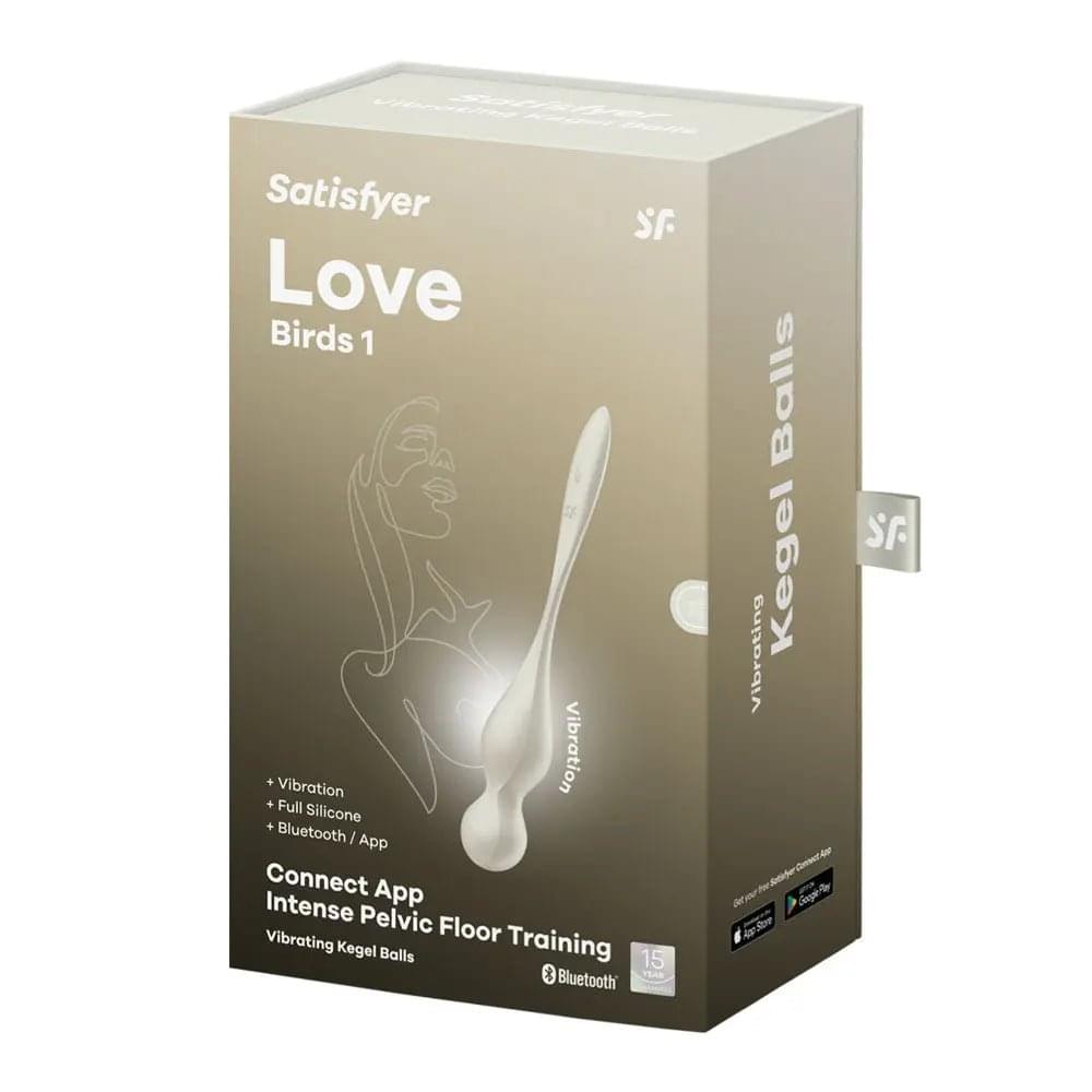 Satisfyer Love Birds 1 -  -  USB Rechargeable Pelvic Floor Trainer with App Control Satisfyer Discreet Intimate Essentials.