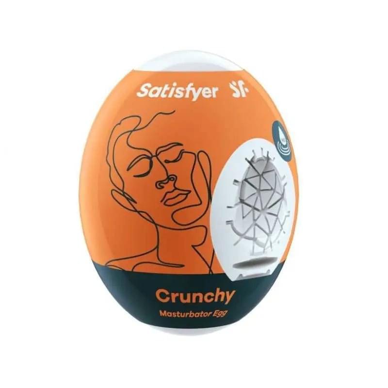 Satisfyer Masturbator Egg Crunchy Satisfyer Discreet Intimate Essentials.