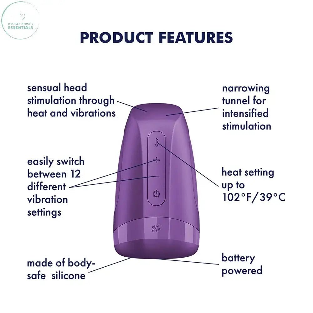 Shop affordable quality Satisfyer Men Heat Vibration - Battery Series - Heating and Vibrating Masturbator - Discreet Intimate Essentials - MASTURBATORS-PREMIUM - Satisfyer