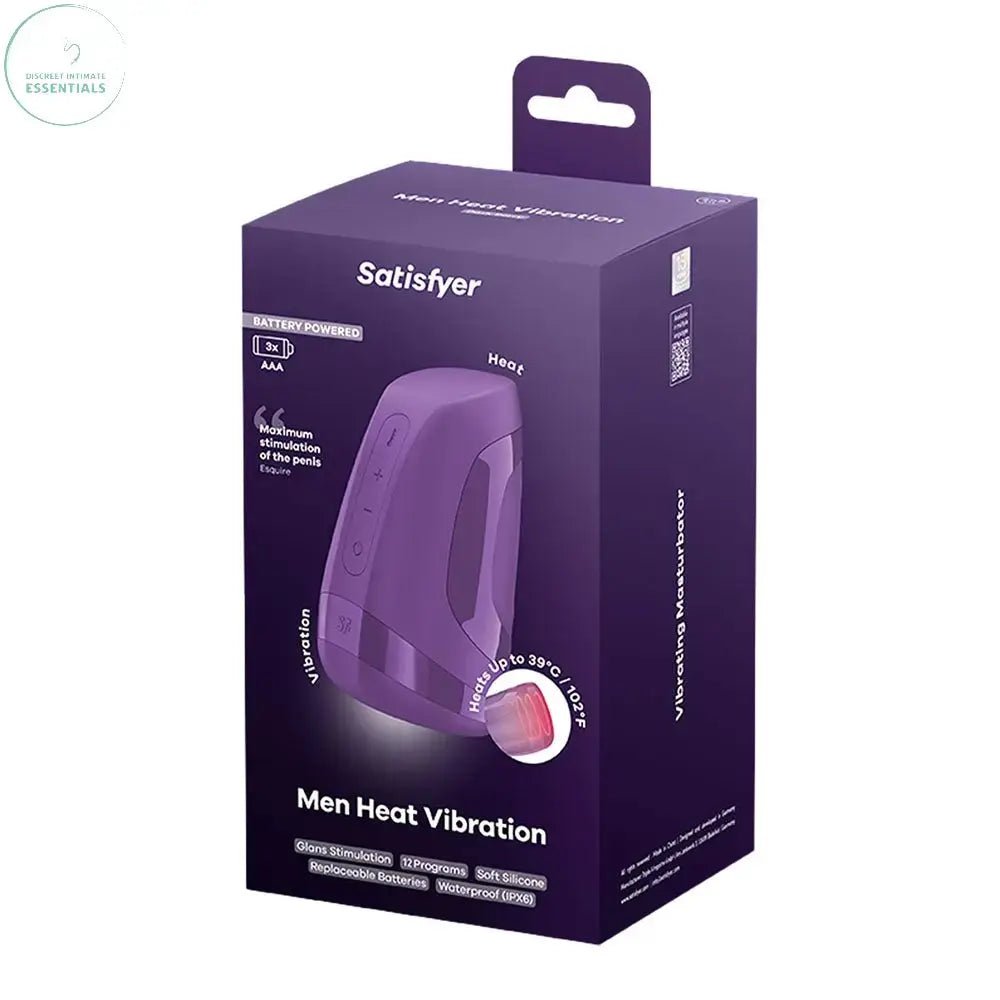 Shop affordable quality Satisfyer Men Heat Vibration - Battery Series - Heating and Vibrating Masturbator - Discreet Intimate Essentials - MASTURBATORS-PREMIUM - Satisfyer
