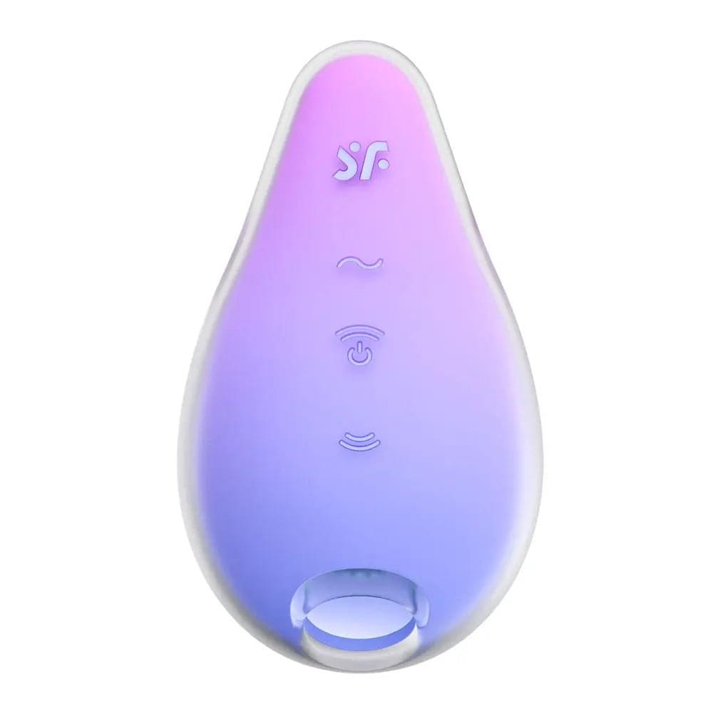 Satisfyer Mermaid Vibes - Violet/Pink - Violet/Pink USB Rechargeable Air Pulse Stimulator Satisfyer Discreet Intimate Essentials.