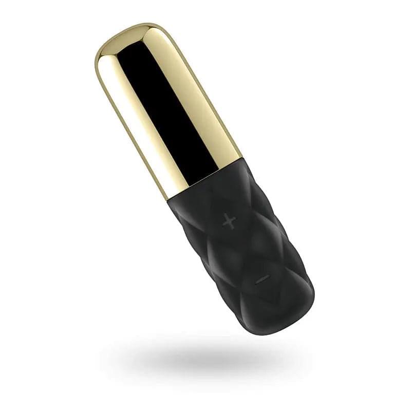 Satisfyer Mini Sparking Darling - Gold/Black USB Rechargeable Mini Vibrator Satisfyer Discreet Intimate Essentials.