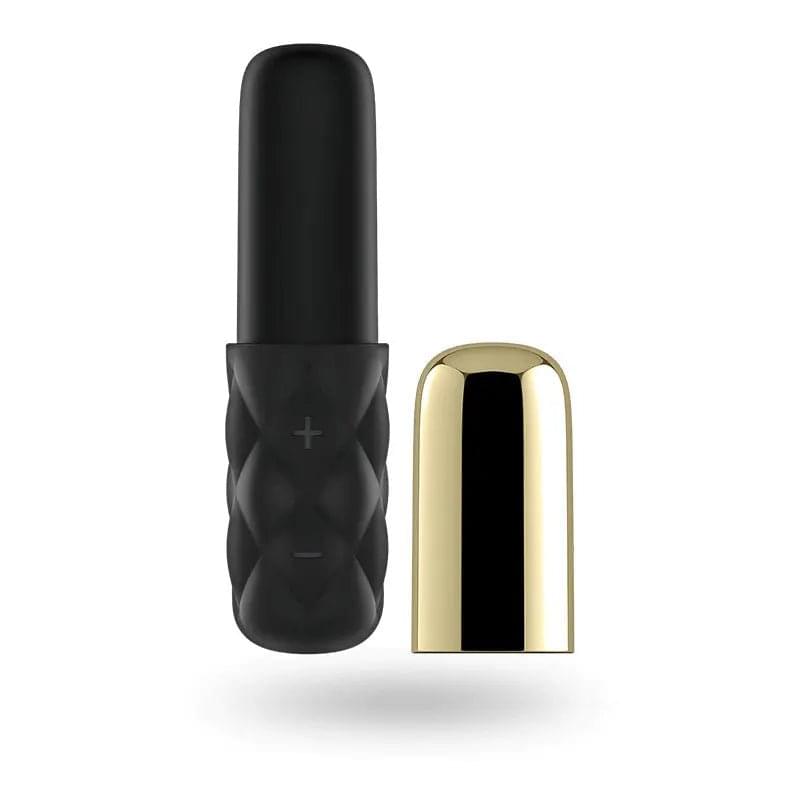 Satisfyer Mini Sparking Darling - Gold/Black USB Rechargeable Mini Vibrator Satisfyer Discreet Intimate Essentials.