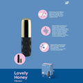 Satisfyer Mini Sparking Darling - Gold/Black USB Rechargeable Mini Vibrator Satisfyer Discreet Intimate Essentials.