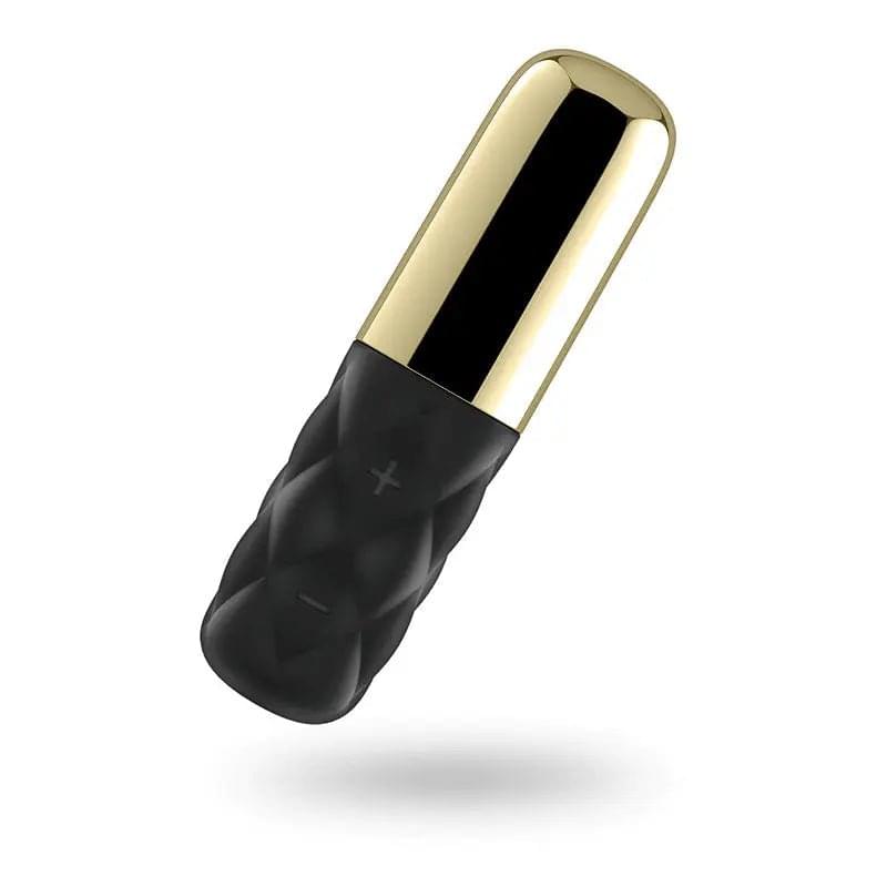 Satisfyer Mini Sparking Darling - Gold/Black USB Rechargeable Mini Vibrator Satisfyer Discreet Intimate Essentials.