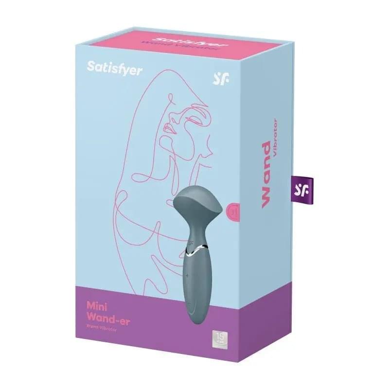 Satisfyer Mini Wand-er Stone Grey Satisfyer Discreet Intimate Essentials.
