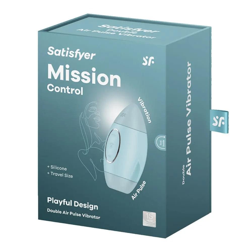 Satisfyer Mission Control -  -  USB Rechargeable Vibrating Air Pulse Stimulator Satisfyer Discreet Intimate Essentials.