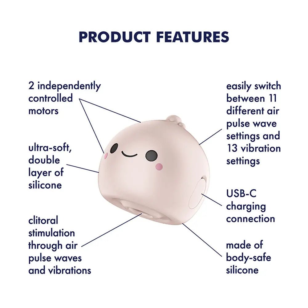 Shop affordable quality Satisfyer Mochi - Beige - Beige USB Rechargeable Air Pulse Stimulator - Discreet Intimate Essentials - AIR PULSATION-PREMIUM - Satisfyer