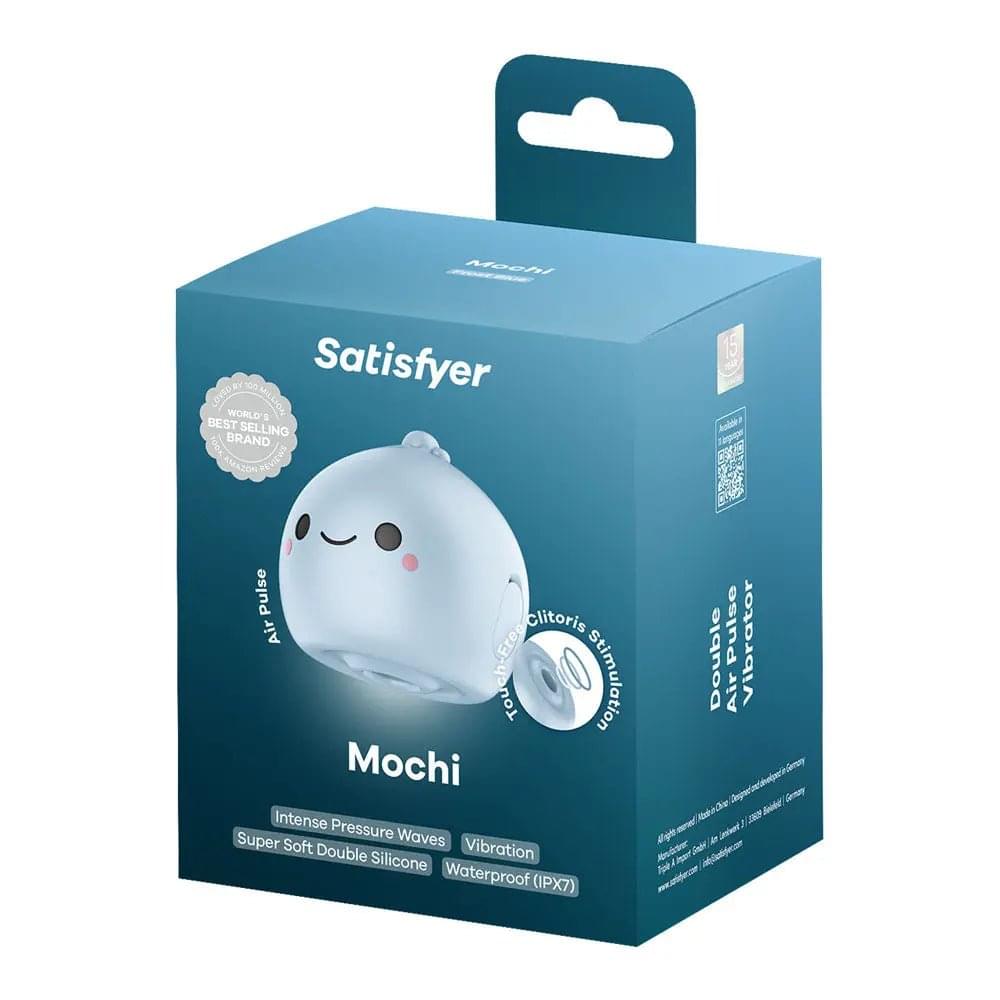 Satisfyer Mochi - Frost  - Frost  USB Rechargeable Air Pulse Stimulator Satisfyer Discreet Intimate Essentials.
