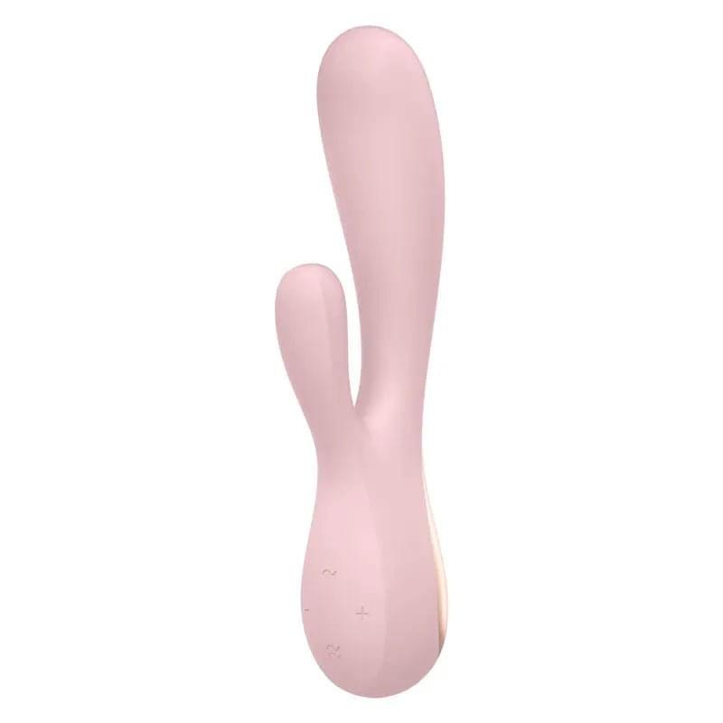 Satisfyer Mono Flex - Mauve App Controlled USB Rechargeable Rabbit Vibrator Satisfyer Discreet Intimate Essentials.