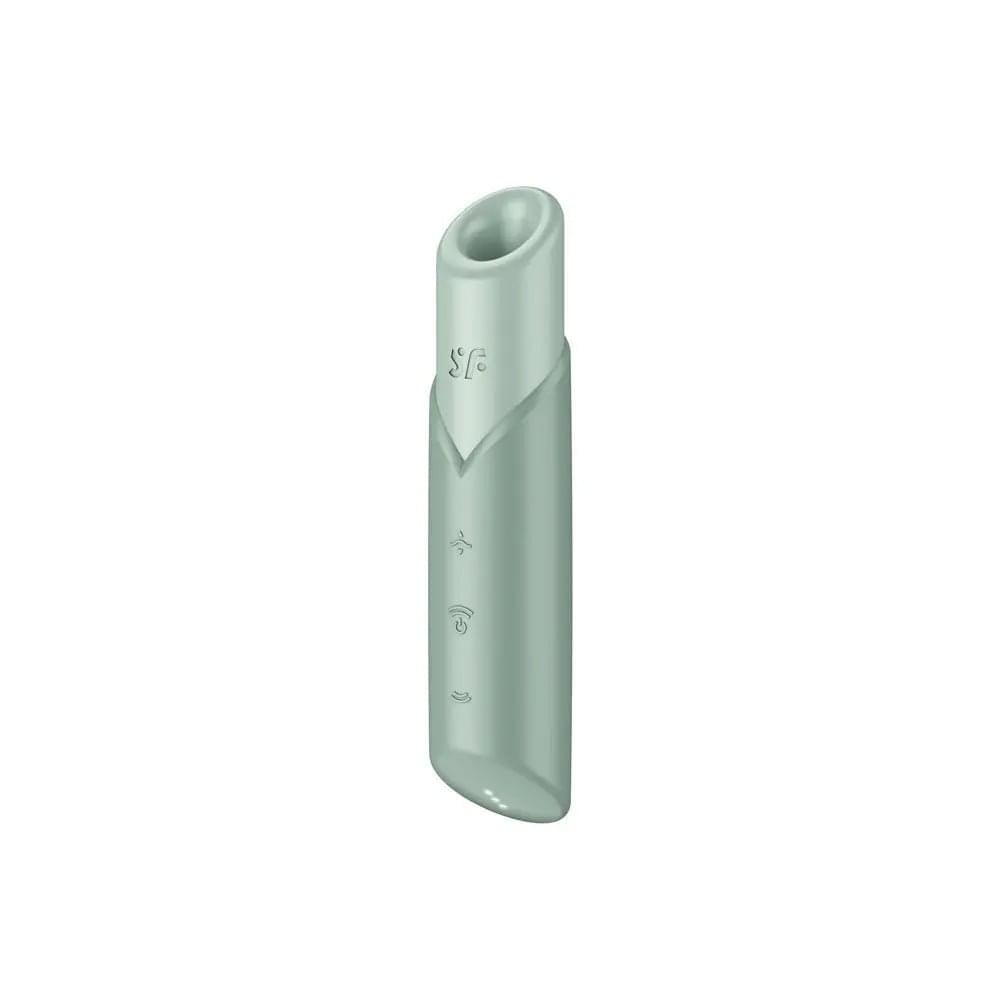 Satisfyer Naughty Kiss - Mint  USB Rechargeable Air Pulse Stimulator Satisfyer Discreet Intimate Essentials.