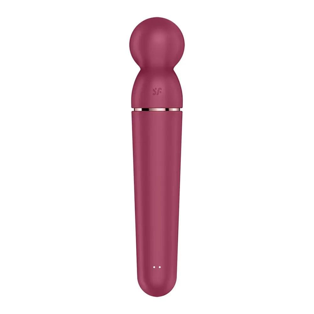 Satisfyer Planet Wand-er - Berry - Berry/Rose Gold USB Rechargeable Massager Wand Satisfyer Discreet Intimate Essentials.