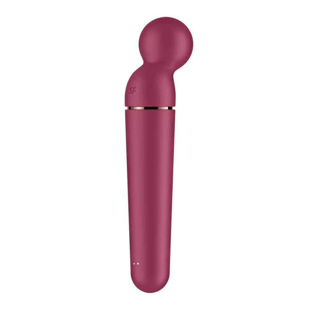 Satisfyer Planet Wand-er - Berry - Berry/Rose Gold USB Rechargeable Massager Wand Satisfyer Discreet Intimate Essentials.