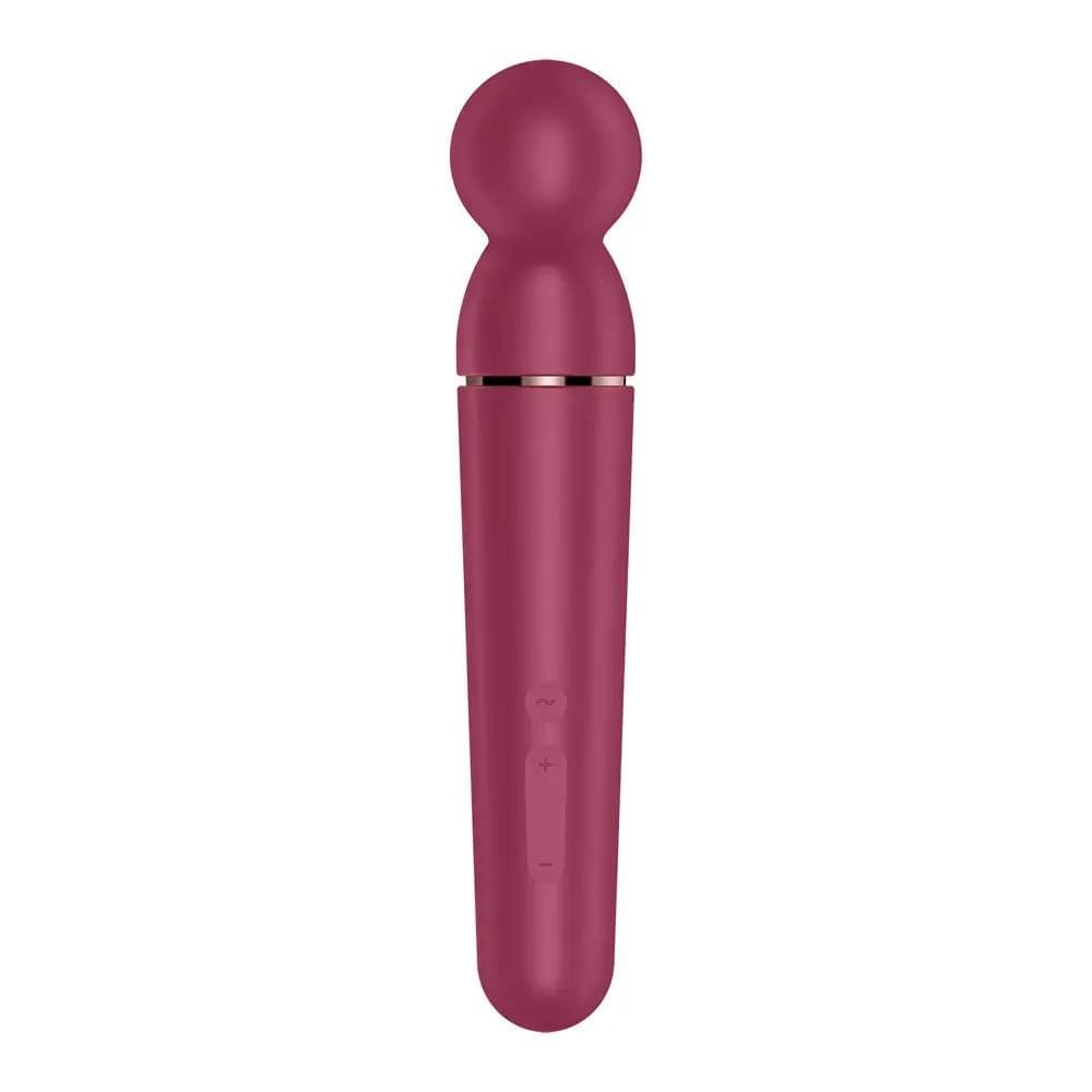 Satisfyer Planet Wand-er - Berry - Berry/Rose Gold USB Rechargeable Massager Wand Satisfyer Discreet Intimate Essentials.
